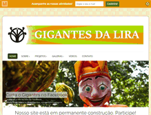 Tablet Screenshot of gigantesdalira.org